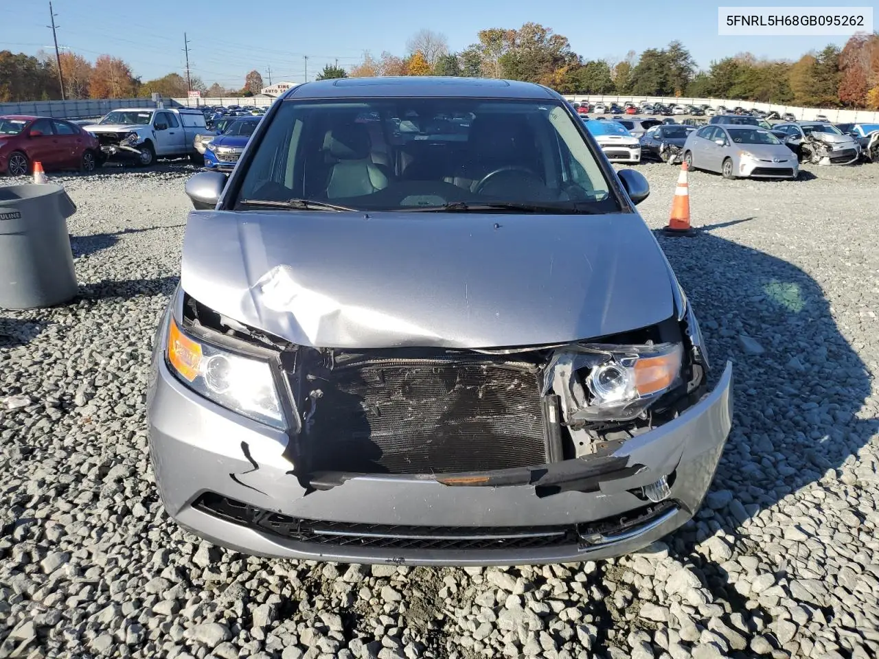 5FNRL5H68GB095262 2016 Honda Odyssey Exl