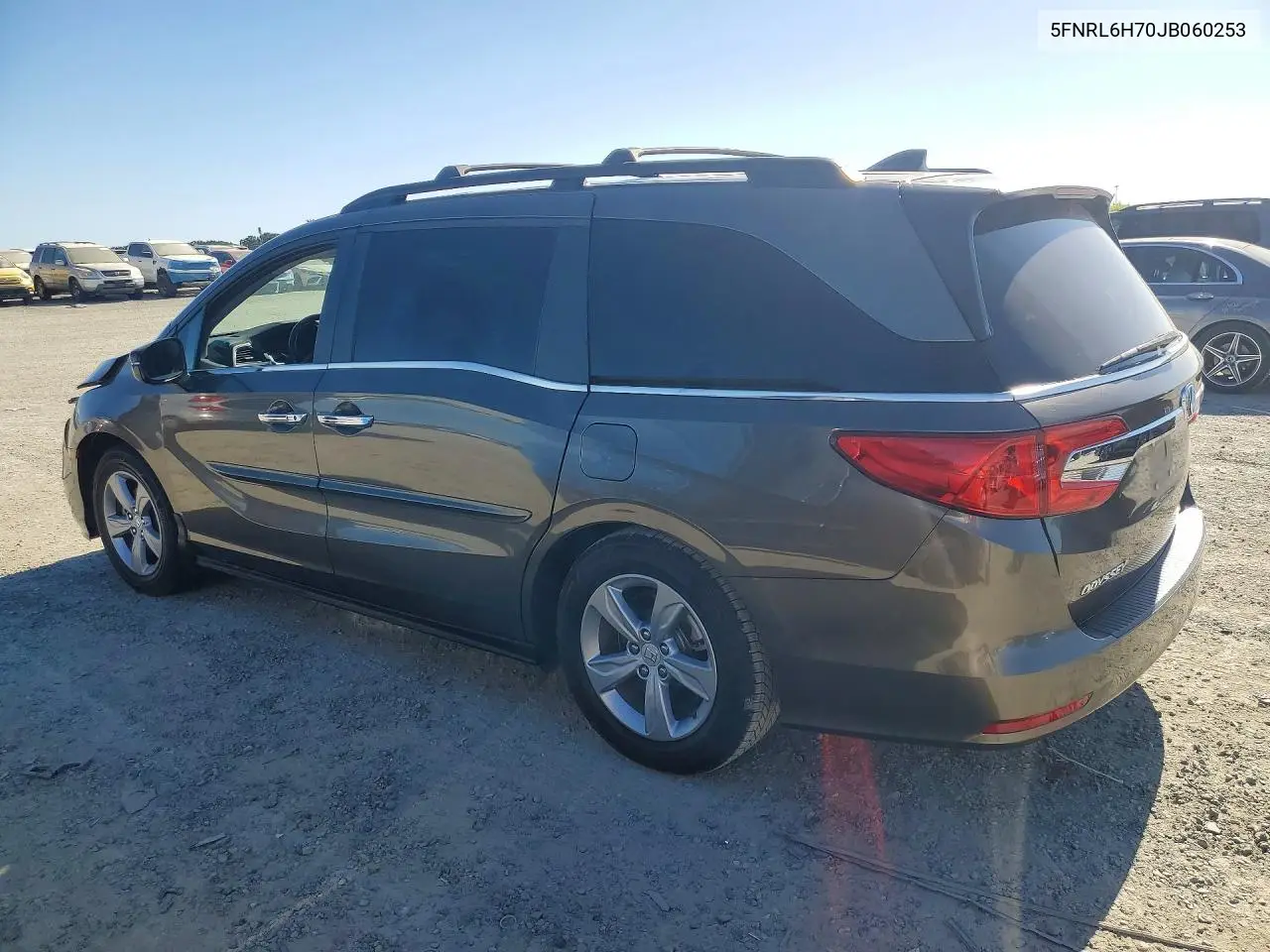 2018 Honda Odyssey Exl VIN: 5FNRL6H70JB060253 Lot: 59542646