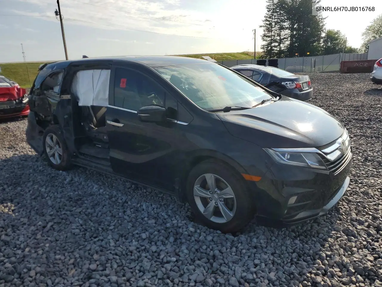 2018 Honda Odyssey Exl VIN: 5FNRL6H70JB016768 Lot: 60517626
