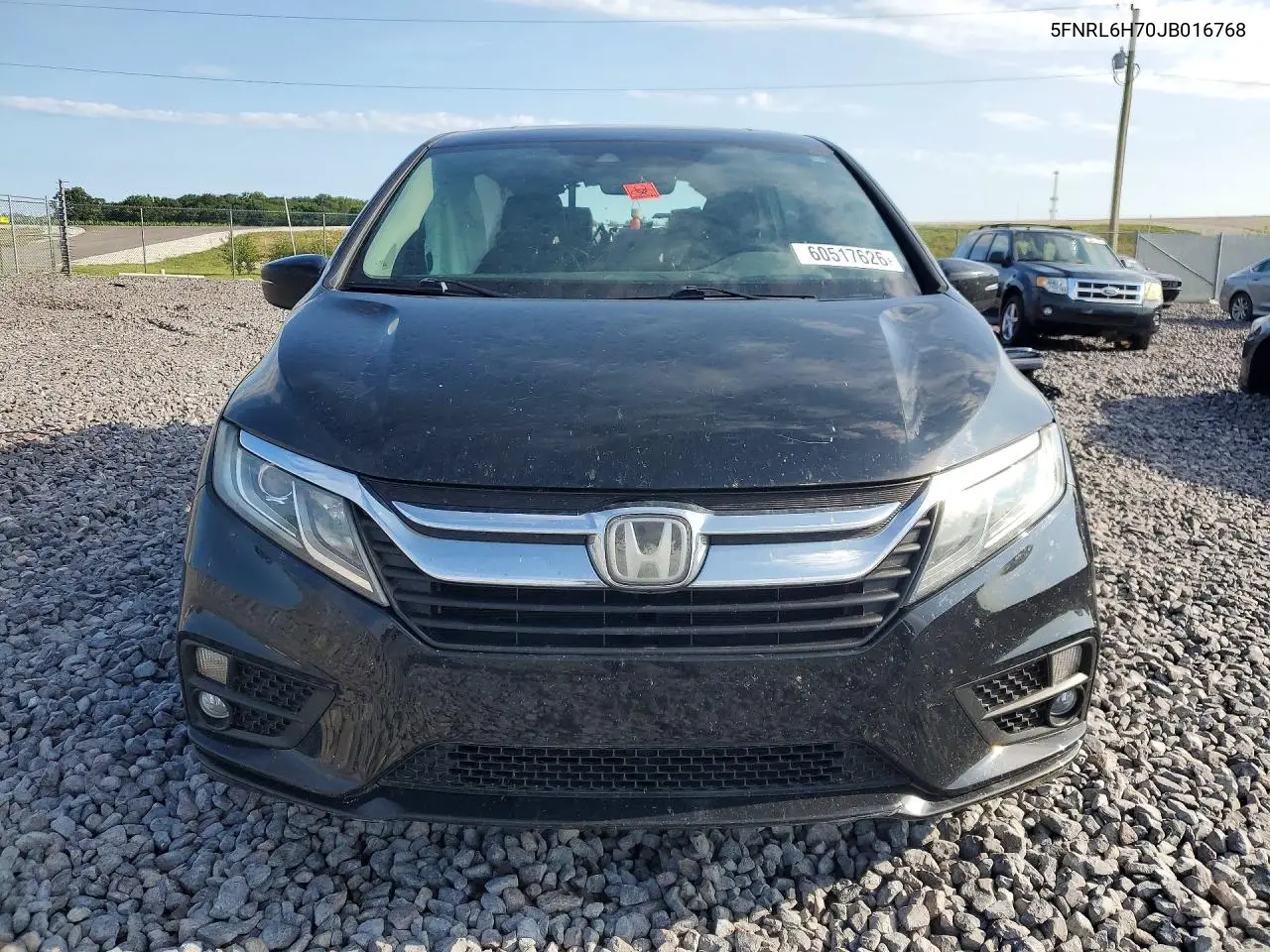 2018 Honda Odyssey Exl VIN: 5FNRL6H70JB016768 Lot: 60517626