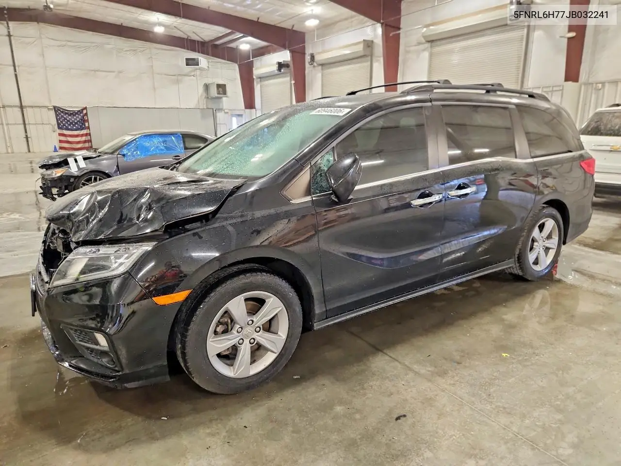 2018 Honda Odyssey Exl VIN: 5FNRL6H77JB032241 Lot: 60946006