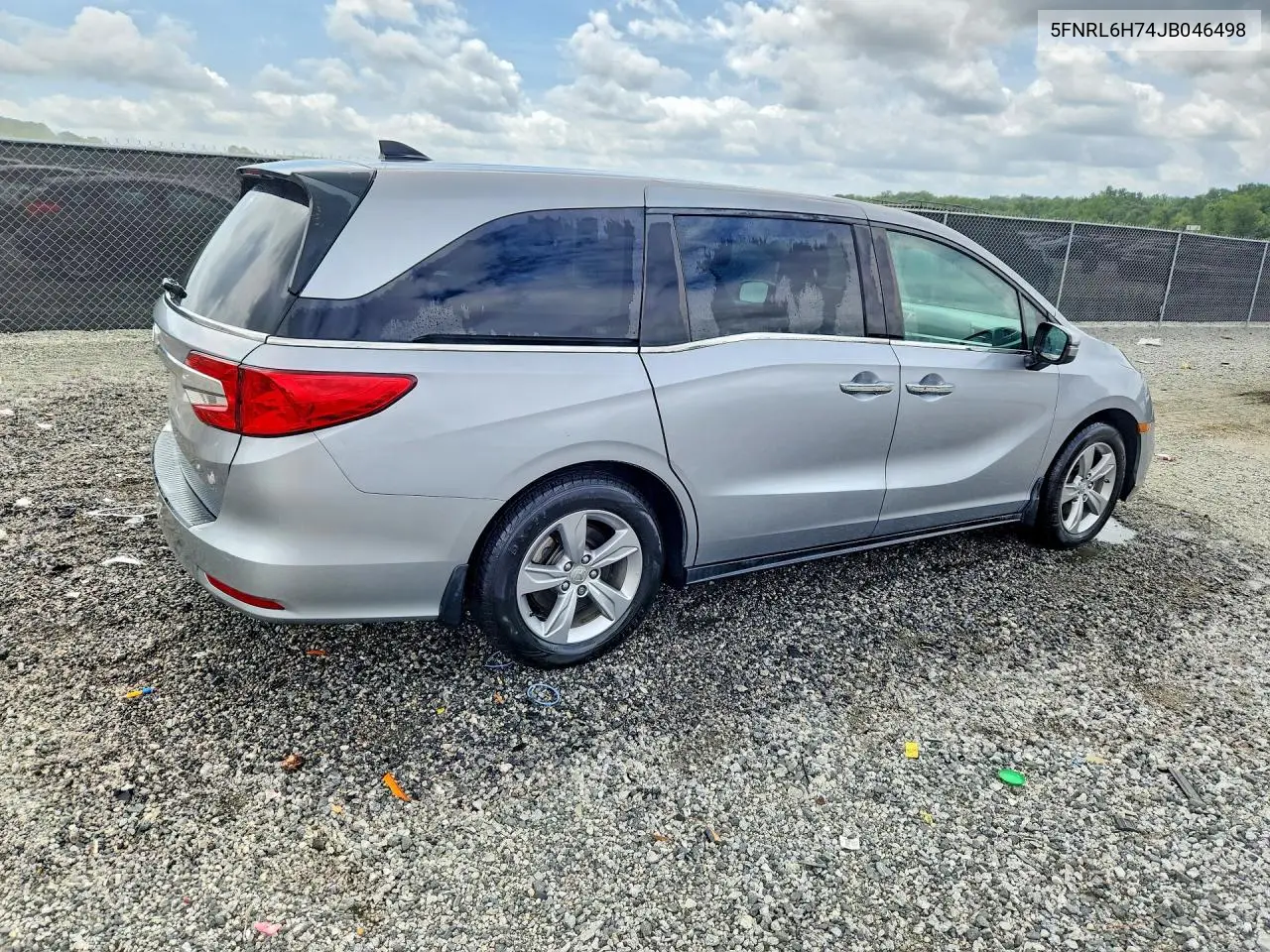 2018 Honda Odyssey Exl VIN: 5FNRL6H74JB046498 Lot: 61190366