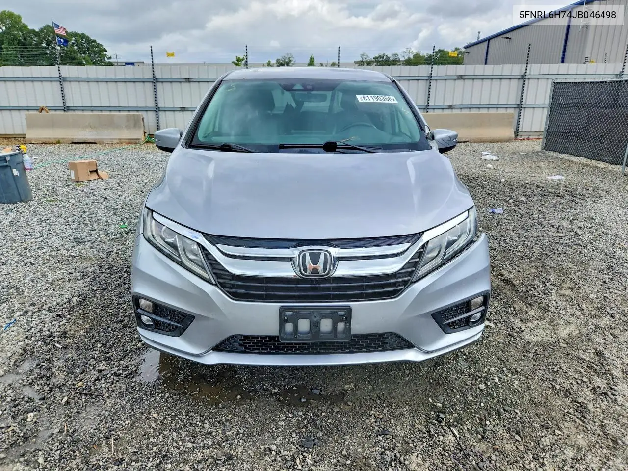 2018 Honda Odyssey Exl VIN: 5FNRL6H74JB046498 Lot: 61190366