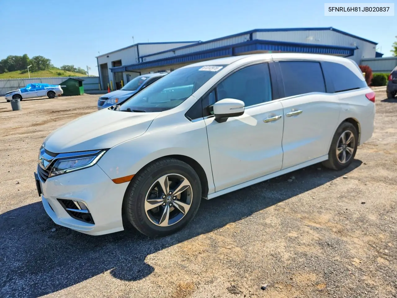 2018 Honda Odyssey Touring VIN: 5FNRL6H81JB020837 Lot: 61312976