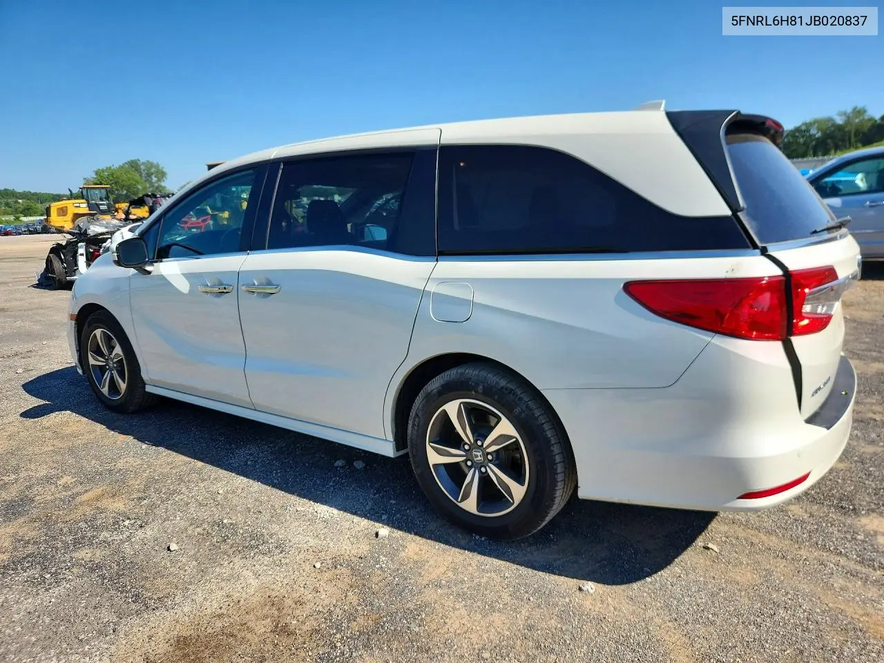 2018 Honda Odyssey Touring VIN: 5FNRL6H81JB020837 Lot: 61312976