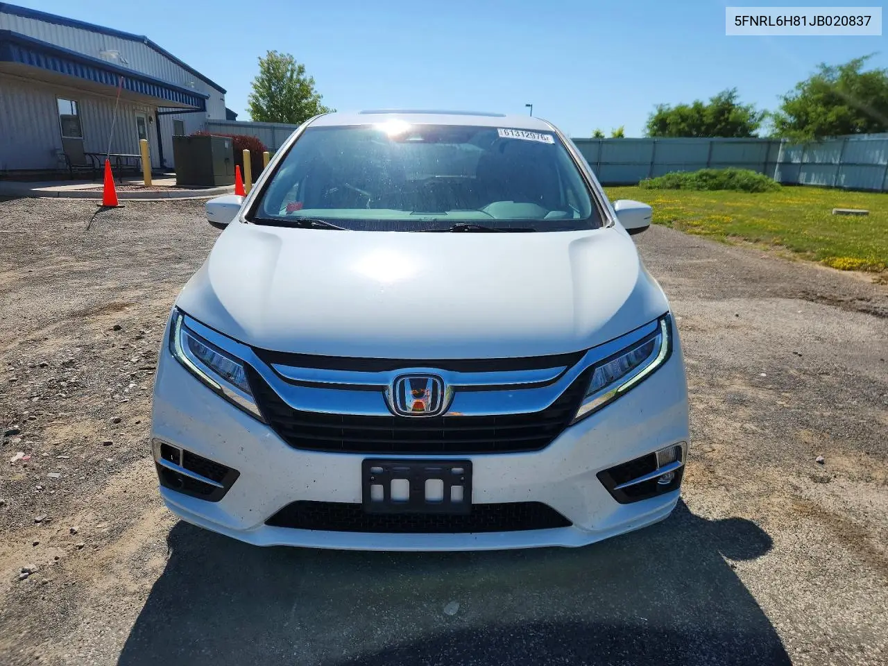 2018 Honda Odyssey Touring VIN: 5FNRL6H81JB020837 Lot: 61312976