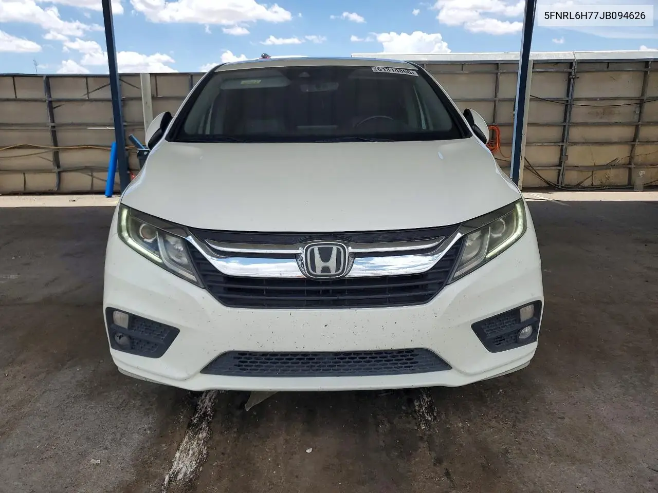 2018 Honda Odyssey Exl VIN: 5FNRL6H77JB094626 Lot: 61314866