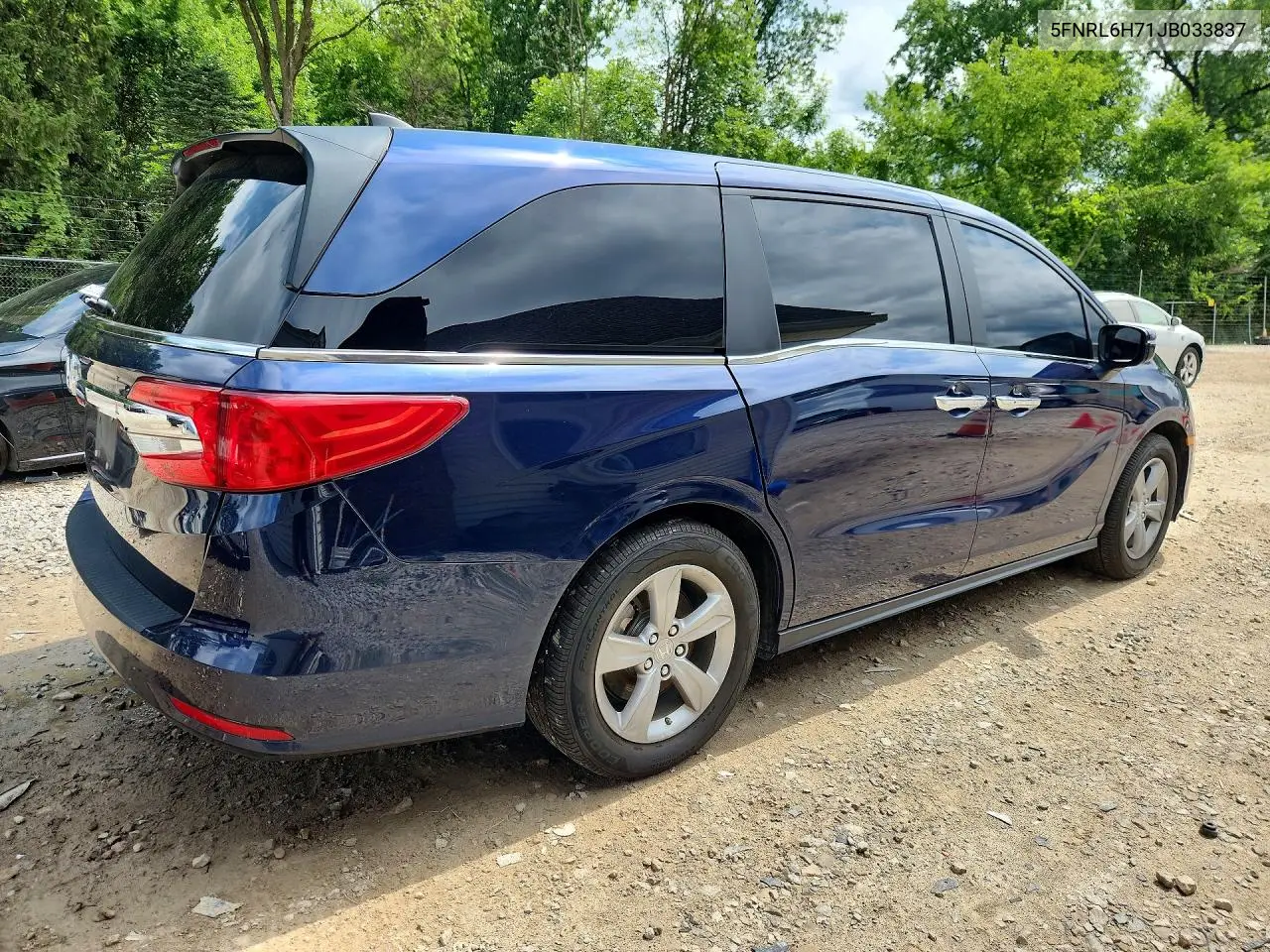 2018 Honda Odyssey Exl VIN: 5FNRL6H71JB033837 Lot: 61700526