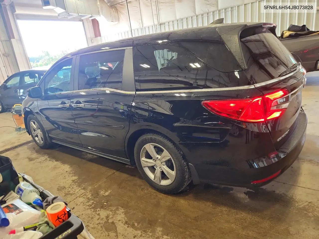 2018 Honda Odyssey Ex VIN: 5FNRL6H54JB073828 Lot: 61973036