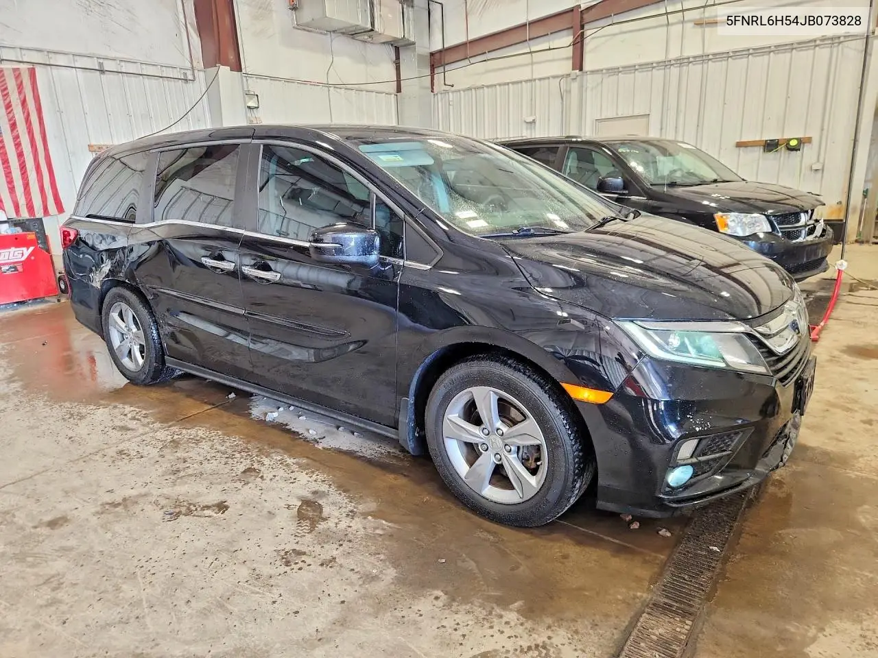 2018 Honda Odyssey Ex VIN: 5FNRL6H54JB073828 Lot: 61973036