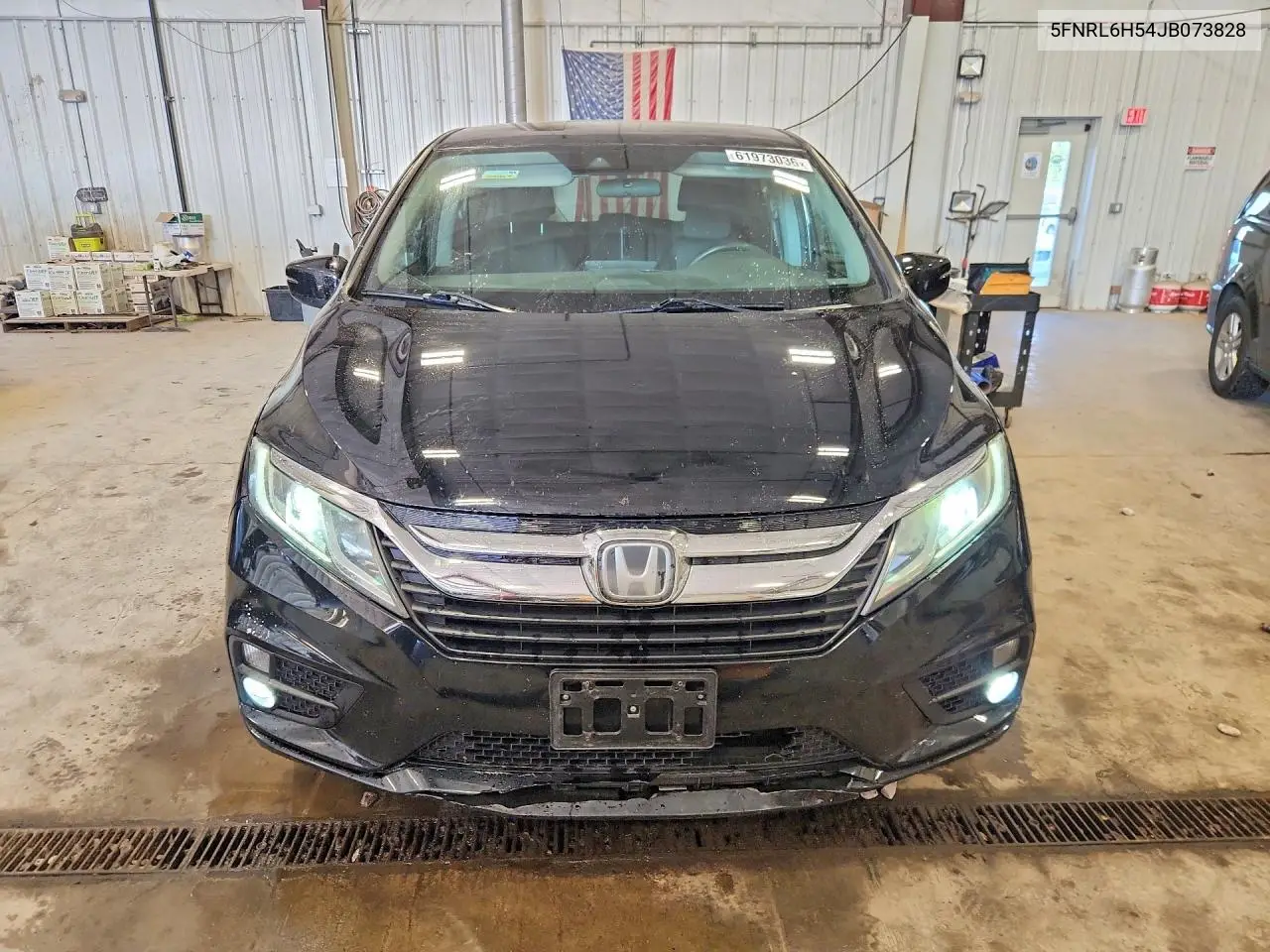 2018 Honda Odyssey Ex VIN: 5FNRL6H54JB073828 Lot: 61973036