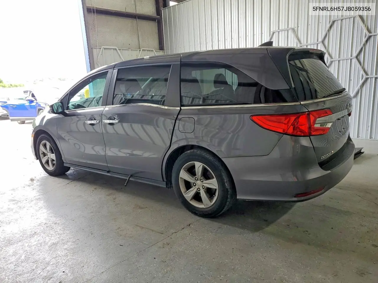 2018 Honda Odyssey Ex VIN: 5FNRL6H57JB059356 Lot: 62053076