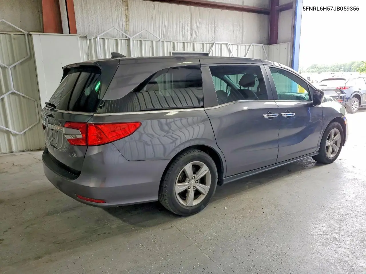 2018 Honda Odyssey Ex VIN: 5FNRL6H57JB059356 Lot: 62053076