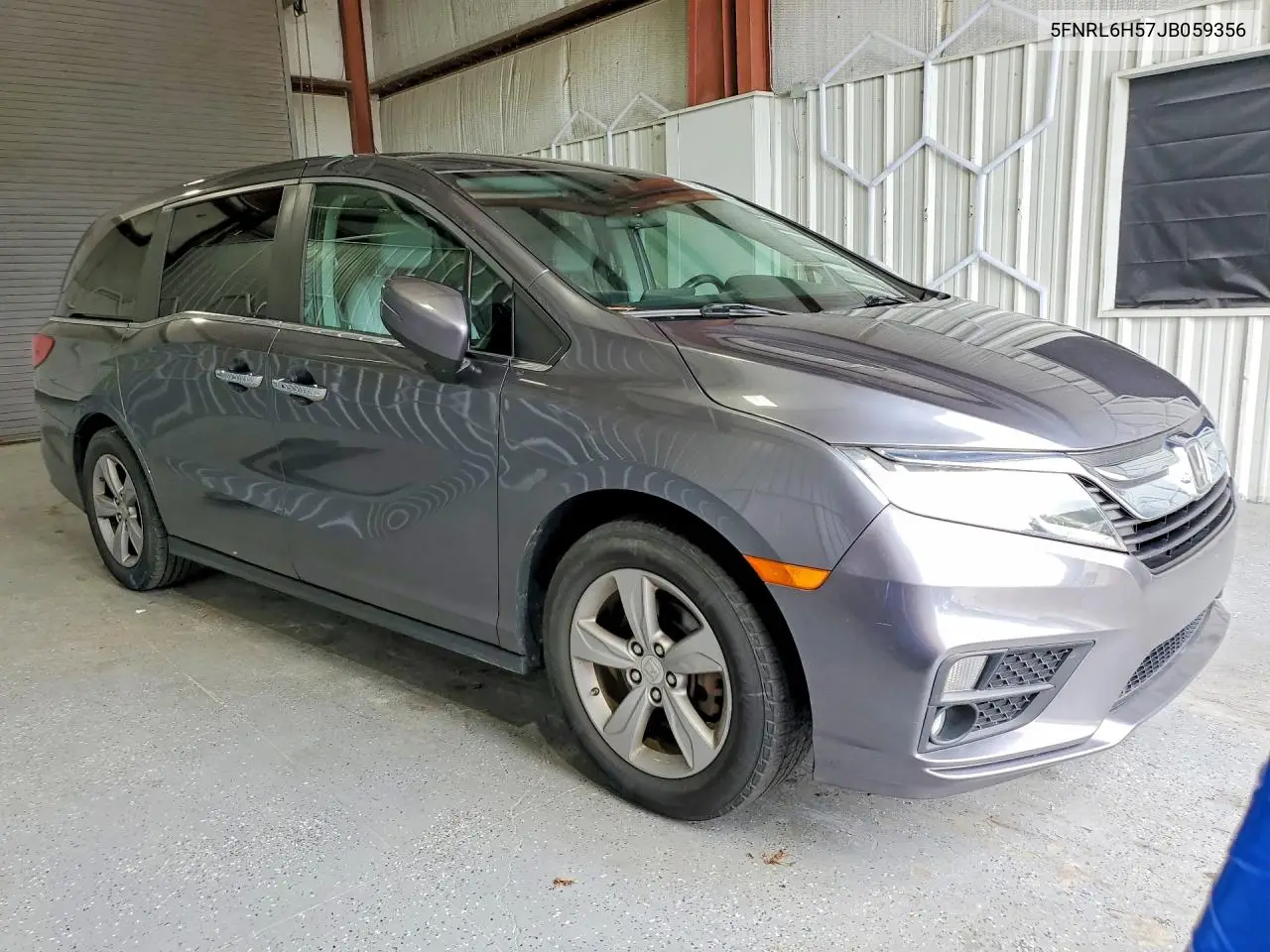 2018 Honda Odyssey Ex VIN: 5FNRL6H57JB059356 Lot: 62053076