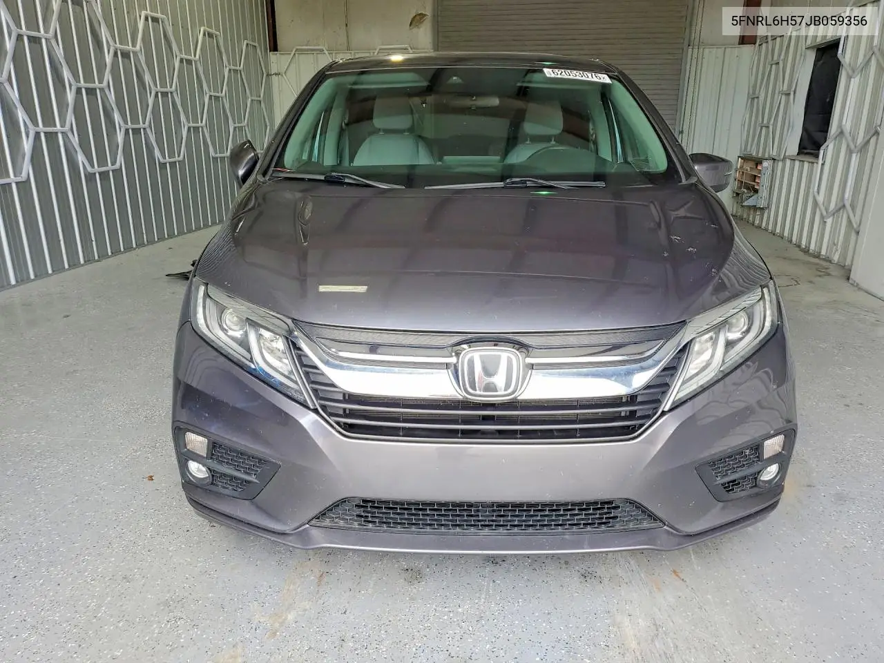 2018 Honda Odyssey Ex VIN: 5FNRL6H57JB059356 Lot: 62053076