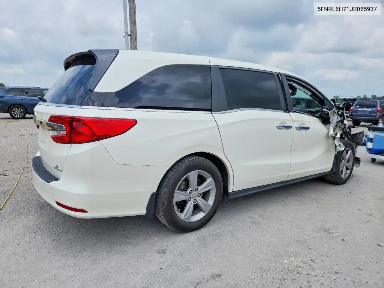2018 Honda Odyssey Exl VIN: 5FNRL6H71JB085937 Lot: 62237586