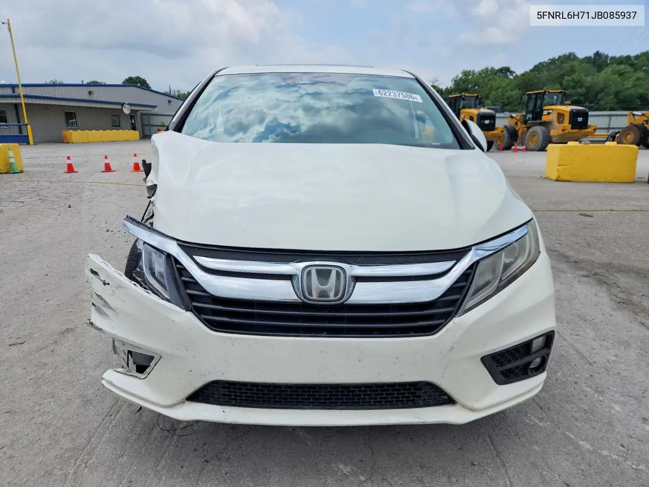 2018 Honda Odyssey Exl VIN: 5FNRL6H71JB085937 Lot: 62237586