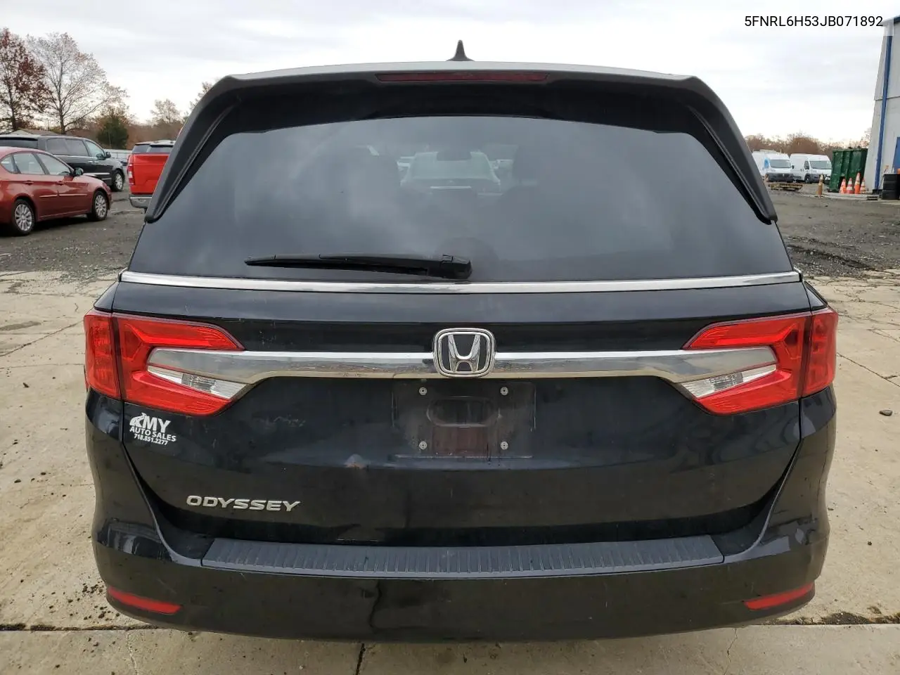 5FNRL6H53JB071892 2018 Honda Odyssey Ex