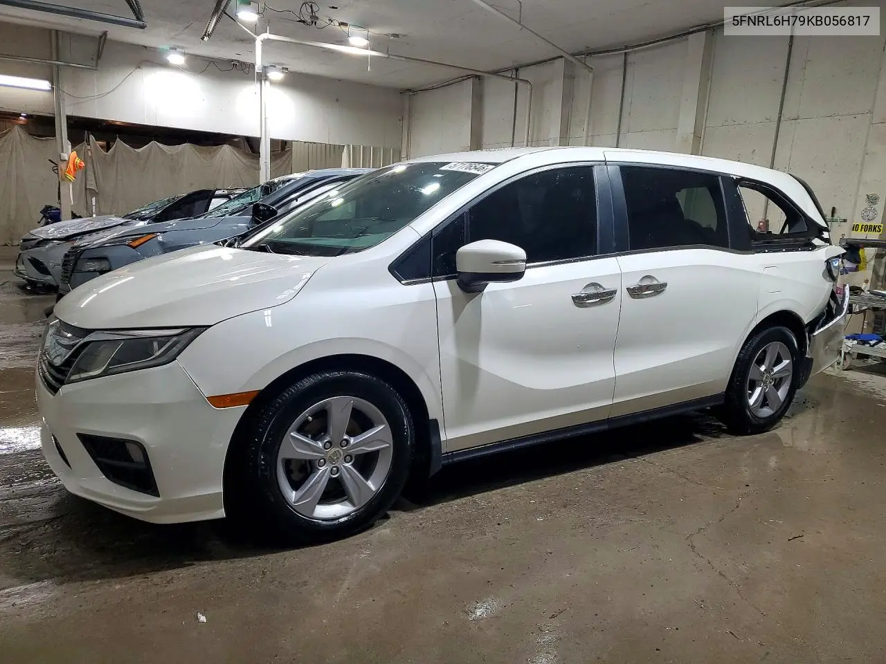 2019 Honda Odyssey Exl VIN: 5FNRL6H79KB056817 Lot: 57176546