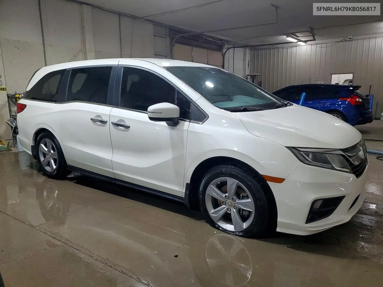 2019 Honda Odyssey Exl VIN: 5FNRL6H79KB056817 Lot: 57176546
