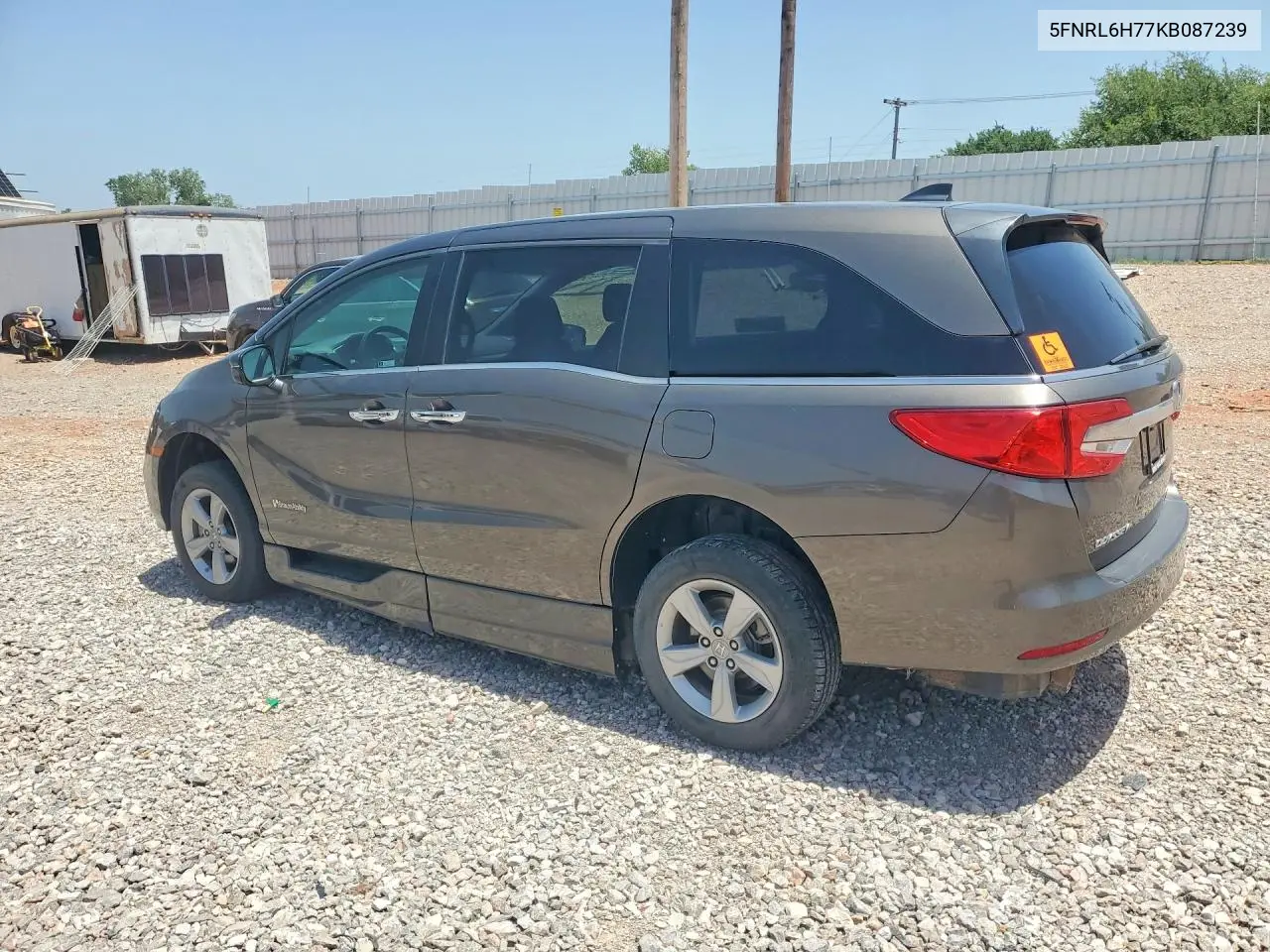 2019 Honda Odyssey Exl VIN: 5FNRL6H77KB087239 Lot: 58029176
