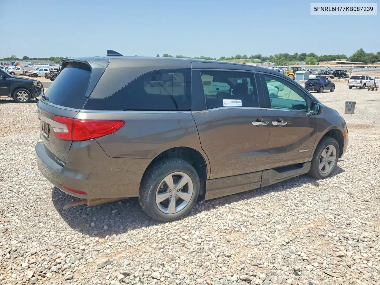 2019 Honda Odyssey Exl VIN: 5FNRL6H77KB087239 Lot: 58029176