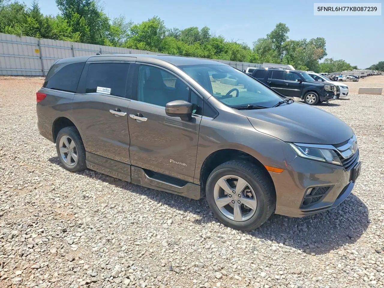 2019 Honda Odyssey Exl VIN: 5FNRL6H77KB087239 Lot: 58029176