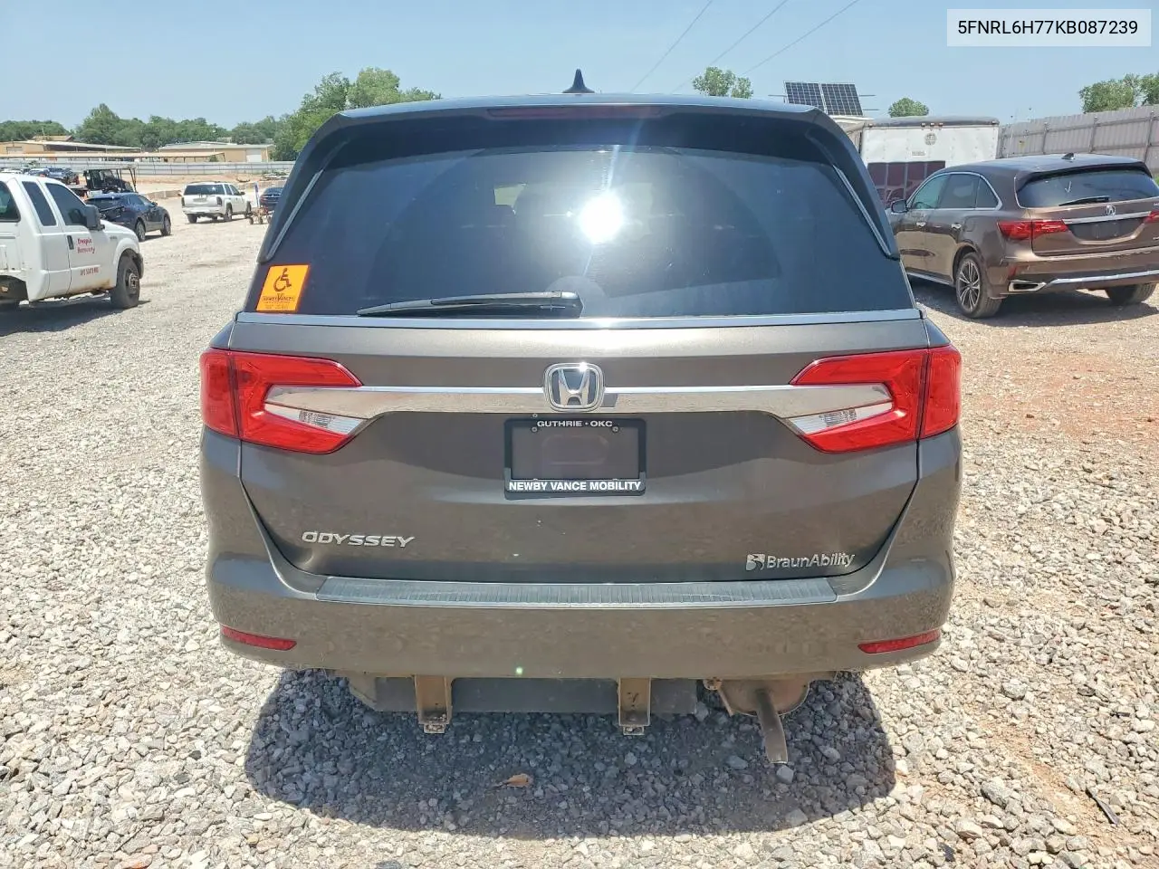 2019 Honda Odyssey Exl VIN: 5FNRL6H77KB087239 Lot: 58029176
