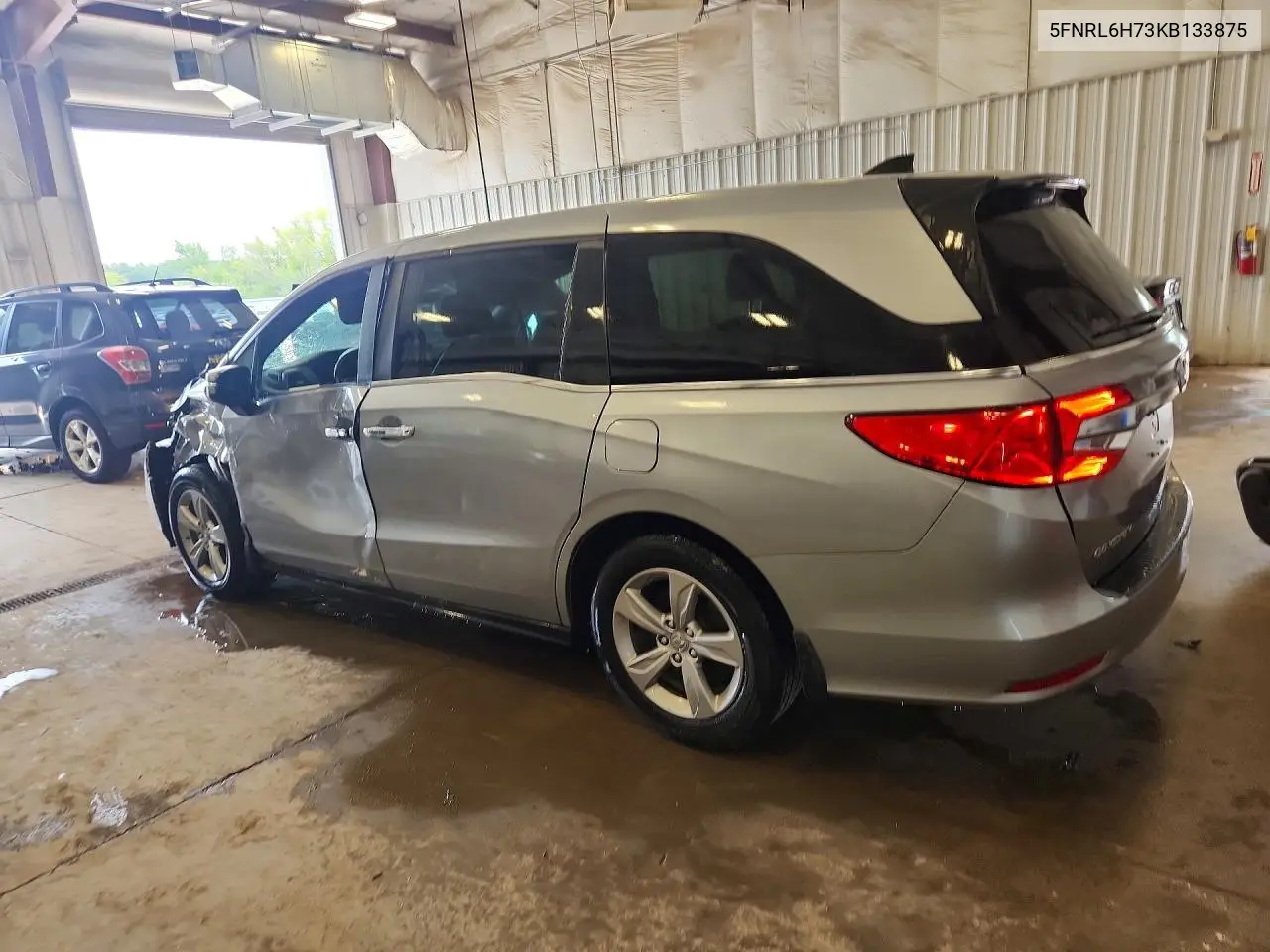 2019 Honda Odyssey Exl VIN: 5FNRL6H73KB133875 Lot: 59698126