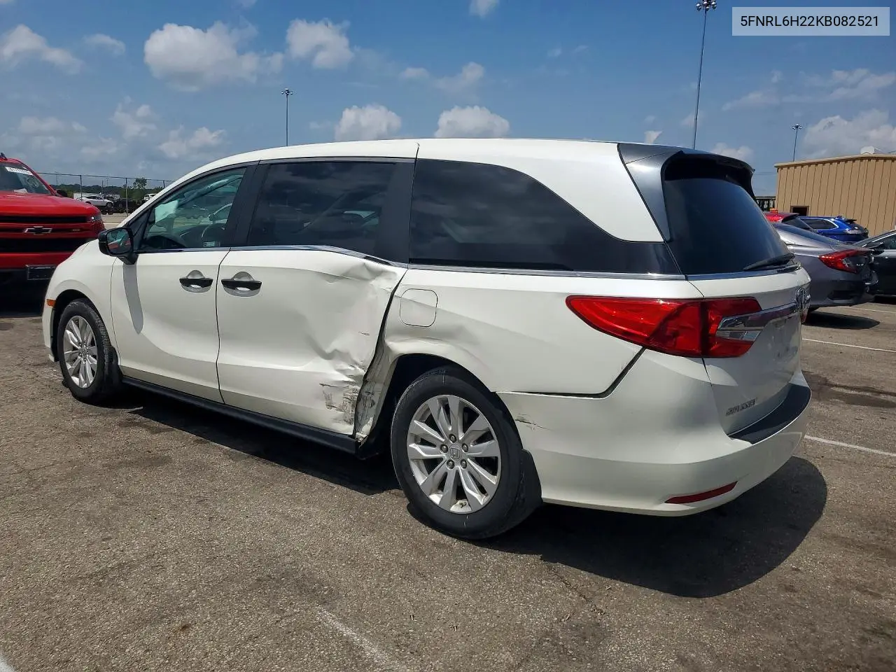 2019 Honda Odyssey Lx VIN: 5FNRL6H22KB082521 Lot: 62044226