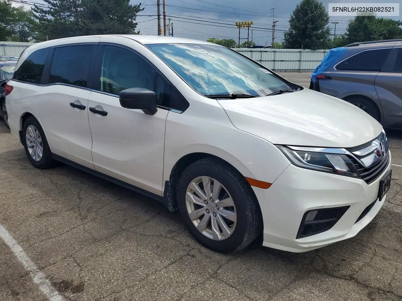 2019 Honda Odyssey Lx VIN: 5FNRL6H22KB082521 Lot: 62044226