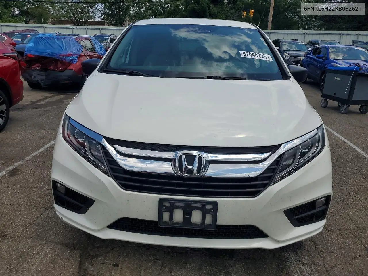 2019 Honda Odyssey Lx VIN: 5FNRL6H22KB082521 Lot: 62044226