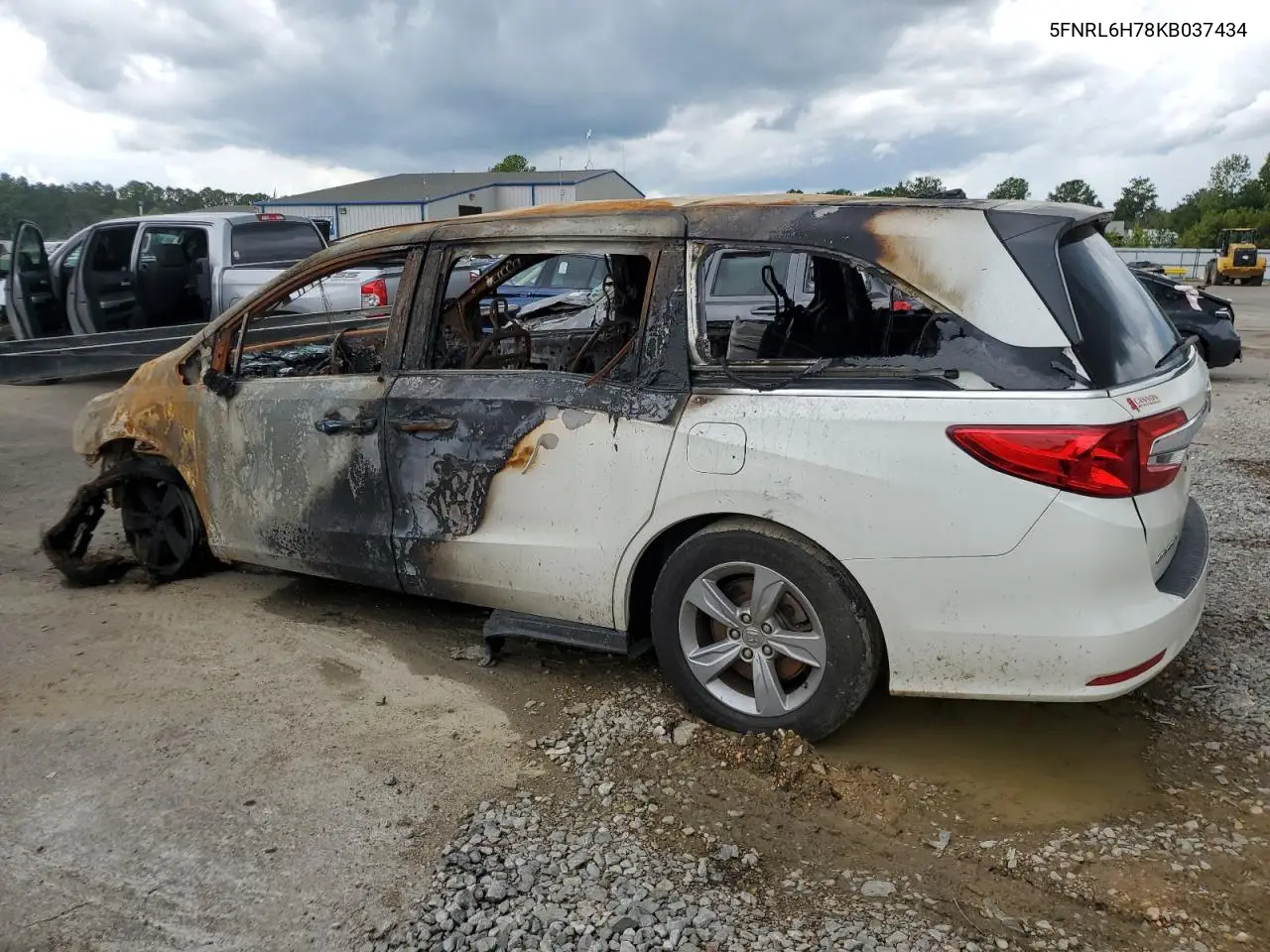 5FNRL6H78KB037434 2019 Honda Odyssey Exl