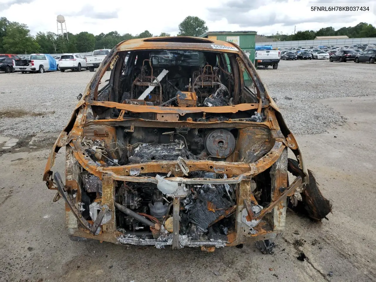 5FNRL6H78KB037434 2019 Honda Odyssey Exl