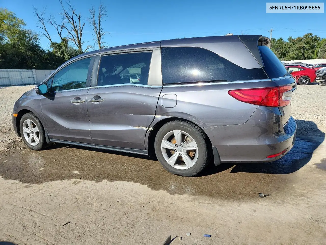 5FNRL6H71KB098656 2019 Honda Odyssey Exl