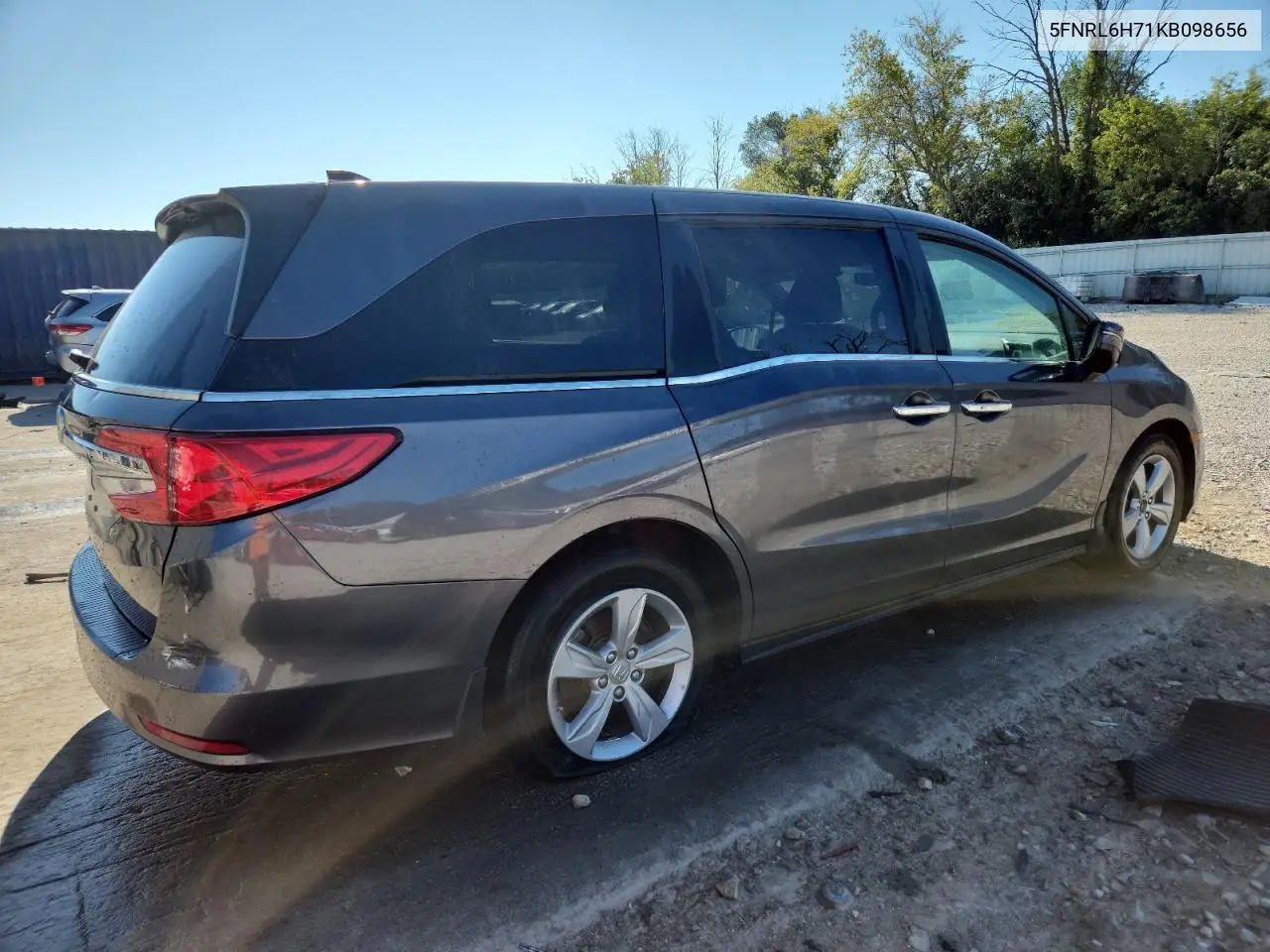5FNRL6H71KB098656 2019 Honda Odyssey Exl