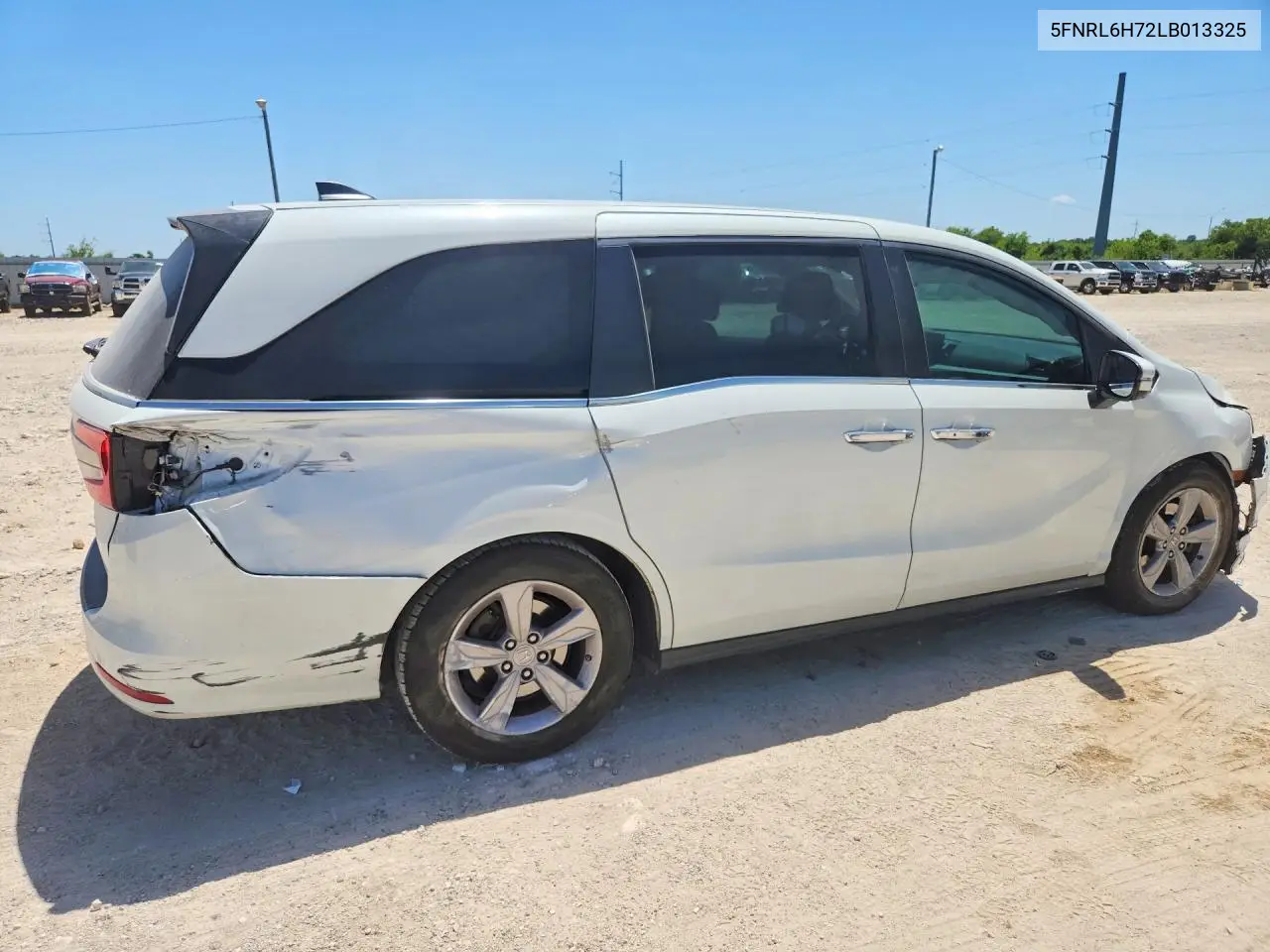 2020 Honda Odyssey Exl VIN: 5FNRL6H72LB013325 Lot: 60093756