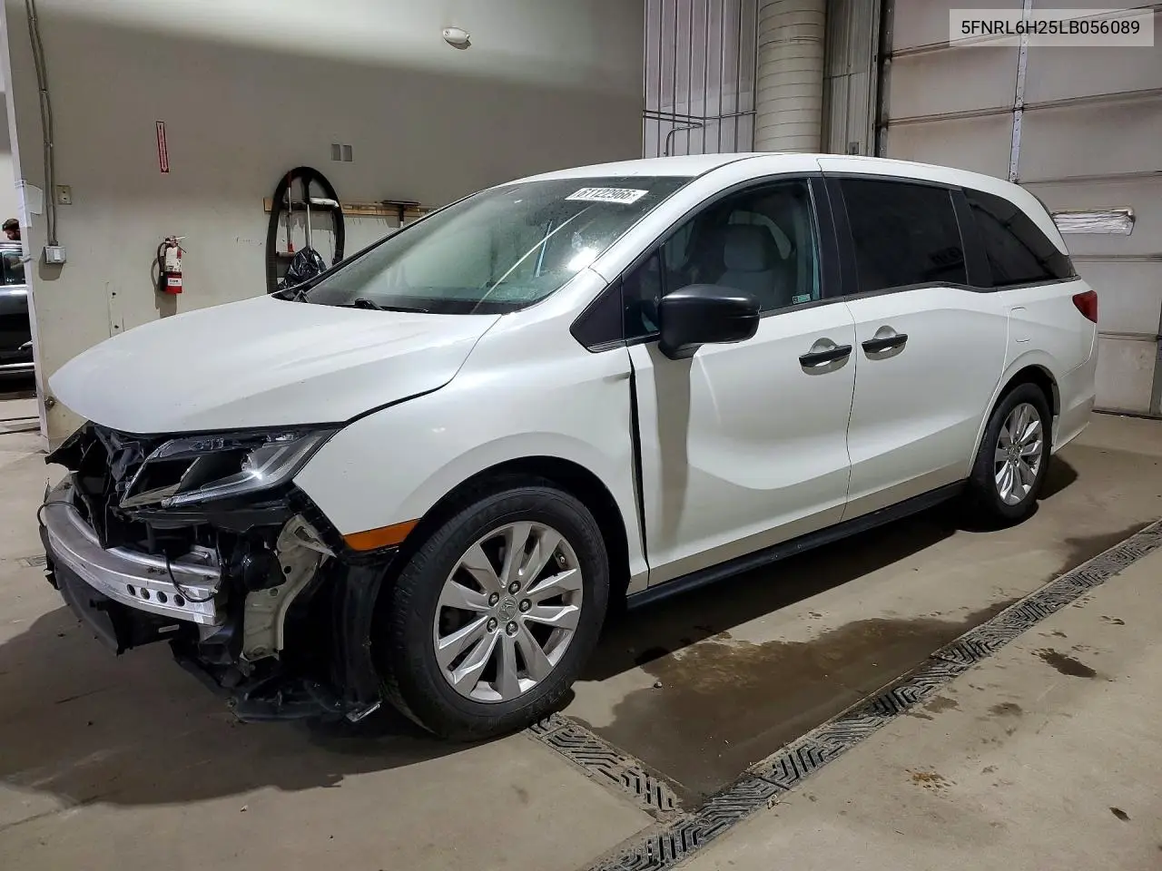 2020 Honda Odyssey Lx VIN: 5FNRL6H25LB056089 Lot: 61122966