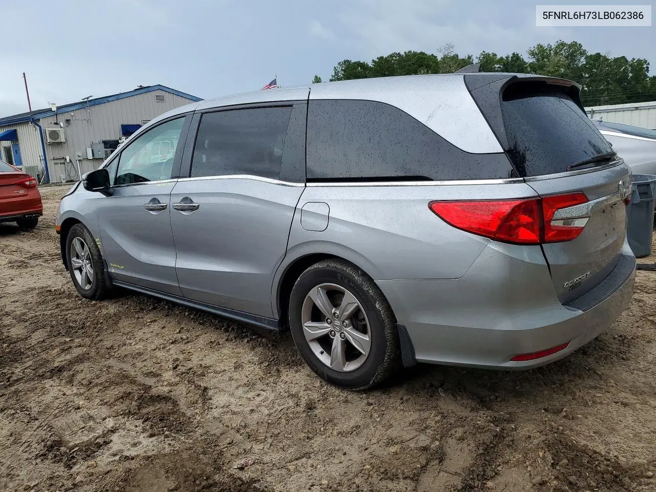 2020 Honda Odyssey Exl VIN: 5FNRL6H73LB062386 Lot: 61508626