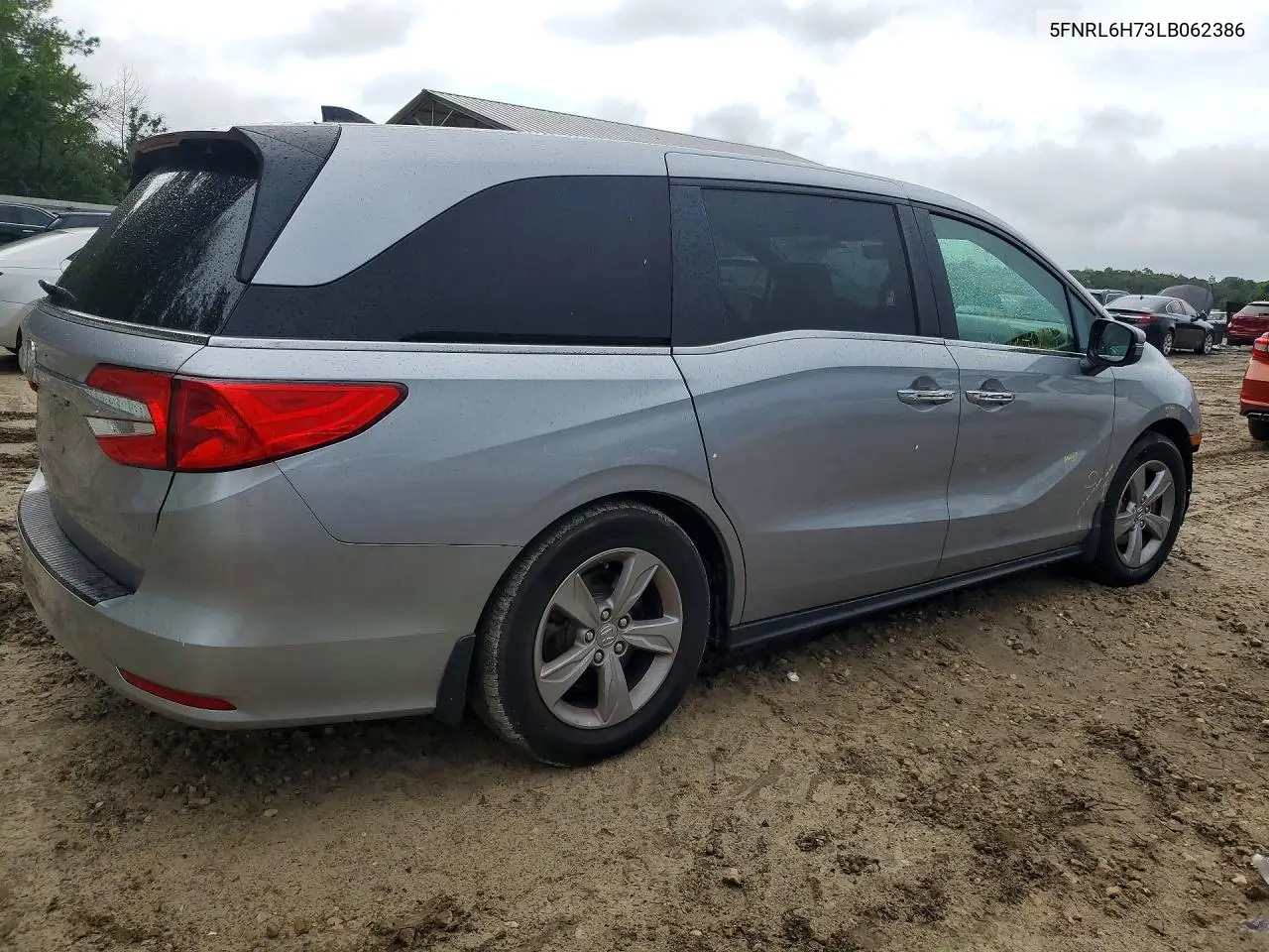 2020 Honda Odyssey Exl VIN: 5FNRL6H73LB062386 Lot: 61508626
