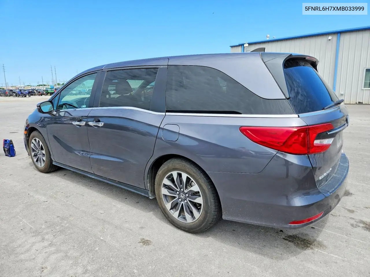 2021 Honda Odyssey Exl VIN: 5FNRL6H7XMB033999 Lot: 57487166