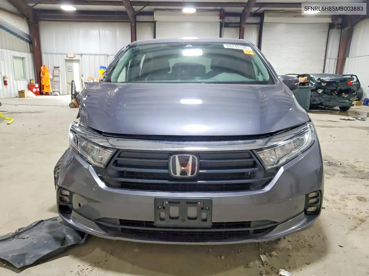 2021 Honda Odyssey Touring VIN: 5FNRL6H85MB003883 Lot: 60249136
