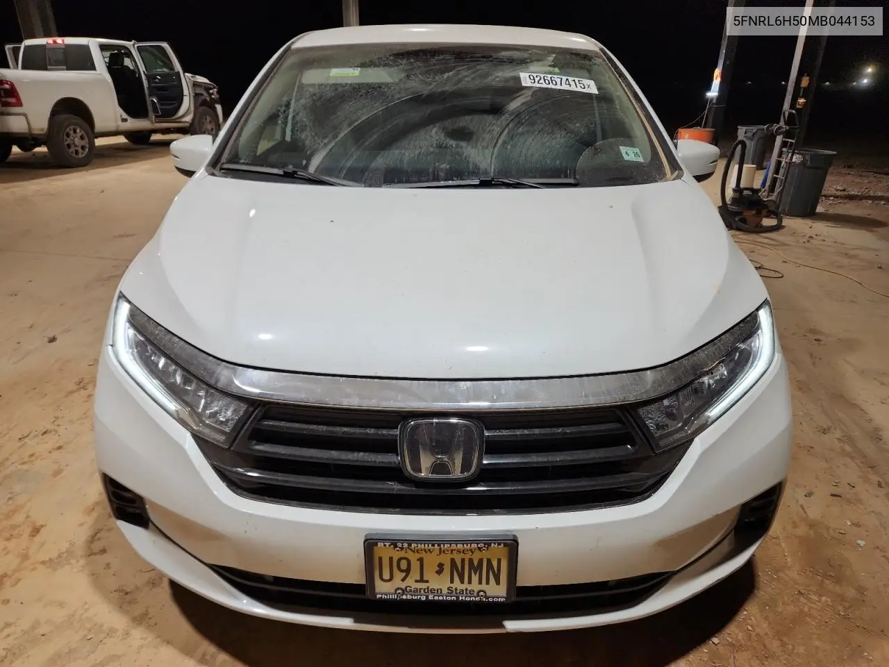 5FNRL6H50MB044153 2021 Honda Odyssey Ex