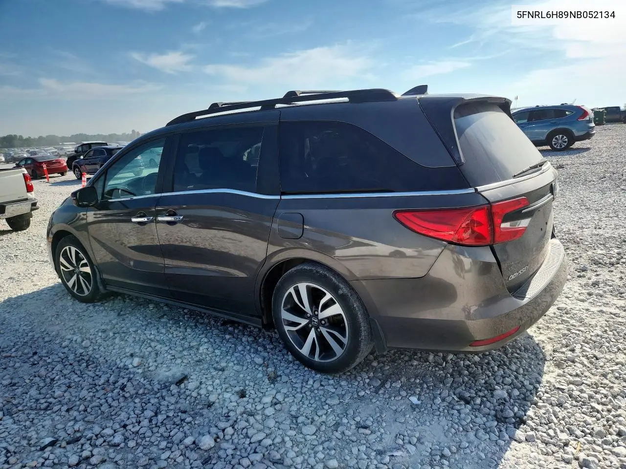 2022 Honda Odyssey Touring VIN: 5FNRL6H89NB052134 Lot: 61026626