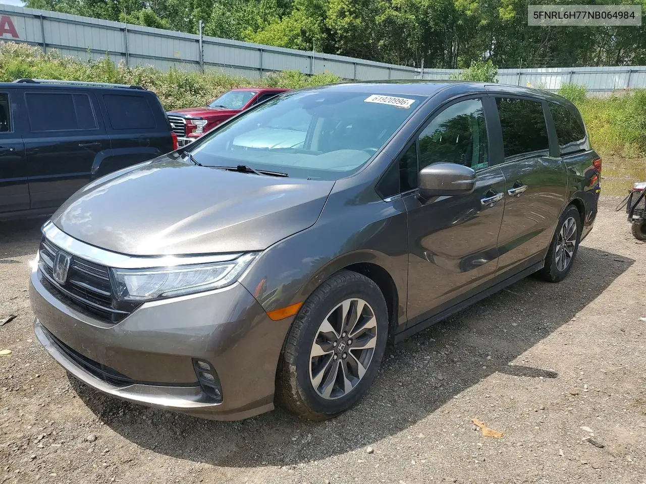 5FNRL6H77NB064984 2022 Honda Odyssey Exl