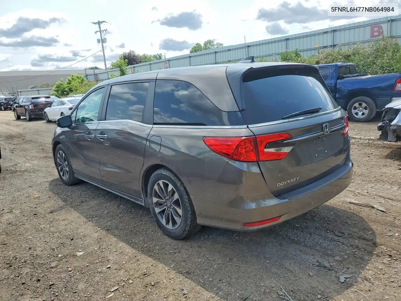 5FNRL6H77NB064984 2022 Honda Odyssey Exl