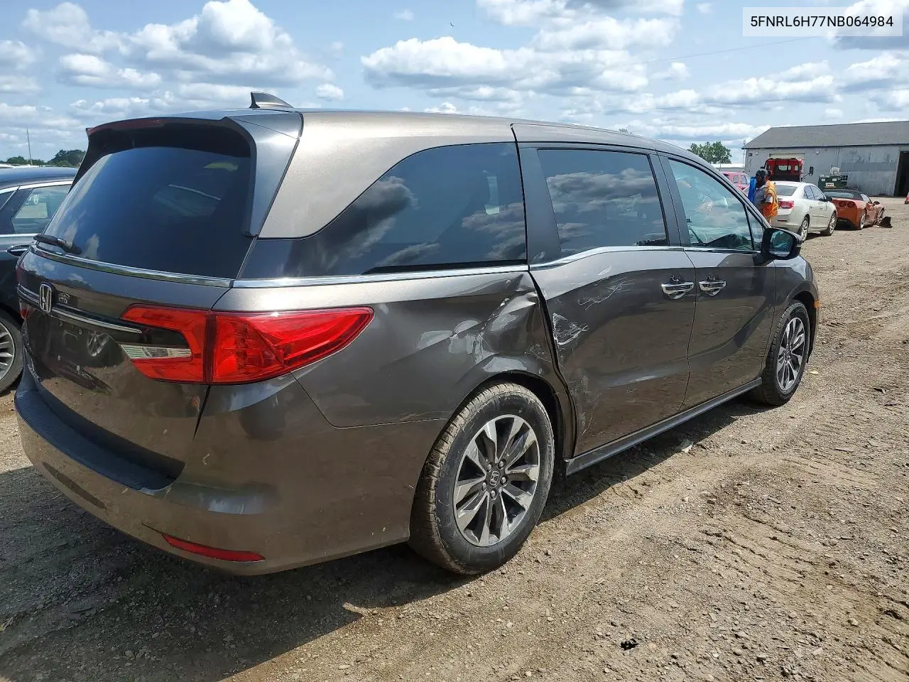 5FNRL6H77NB064984 2022 Honda Odyssey Exl