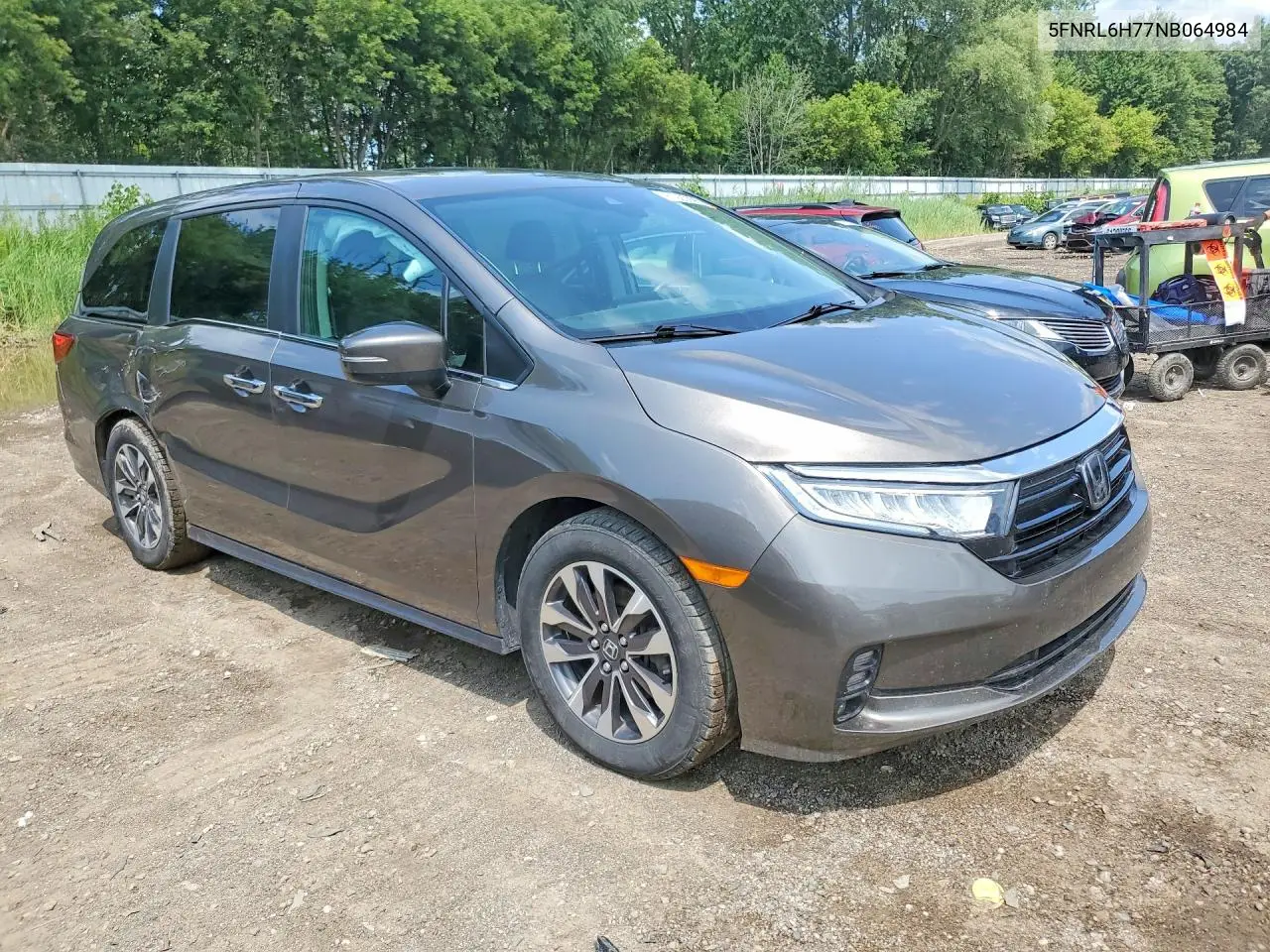 5FNRL6H77NB064984 2022 Honda Odyssey Exl