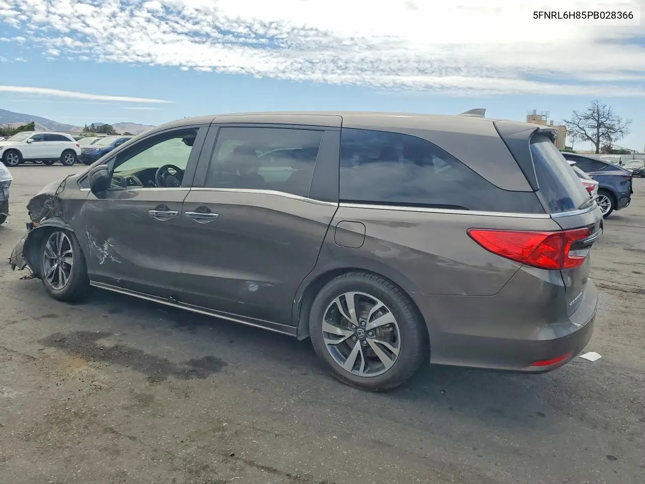2023 Honda Odyssey Touring VIN: 5FNRL6H85PB028366 Lot: 58978976