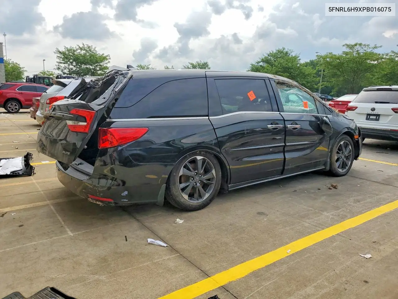 2023 Honda Odyssey Elite VIN: 5FNRL6H9XPB016075 Lot: 60360386
